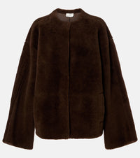 The Row Valorin shearling jacket