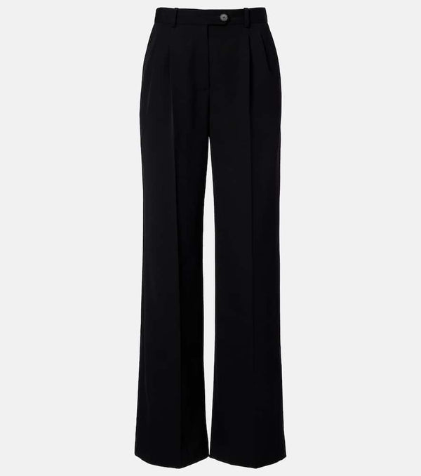 The Row Virgil wool gabardine wide-leg pants