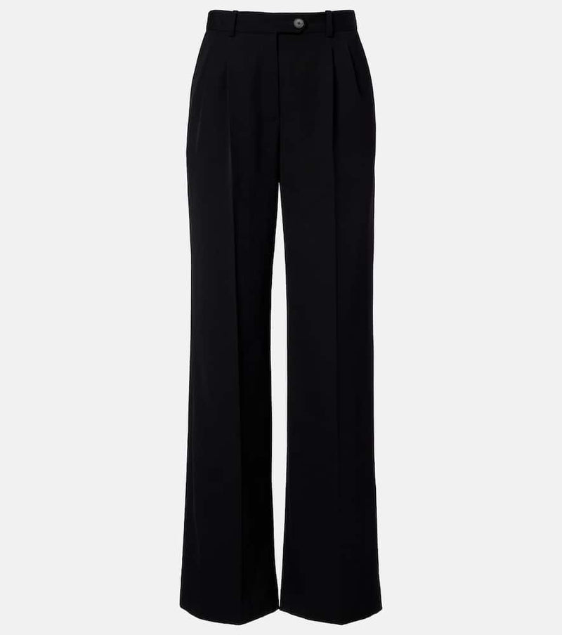 The Row Virgil wool gabardine wide-leg pants
