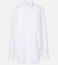 The Row Erelia tuxedo cotton poplin shirt