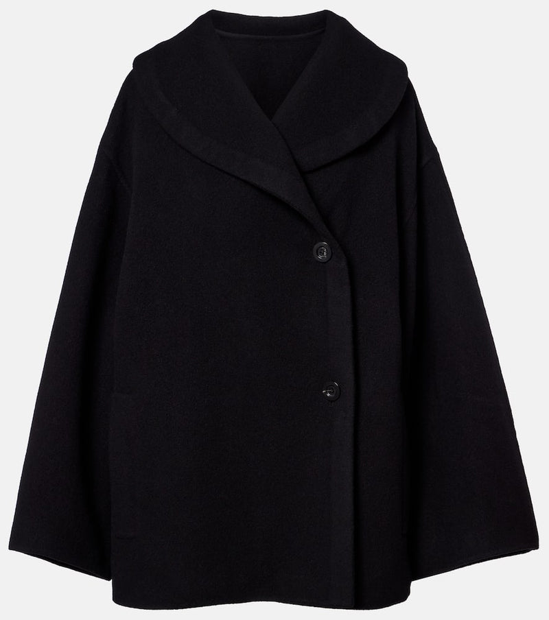 The Row Temur virgin wool peacoat