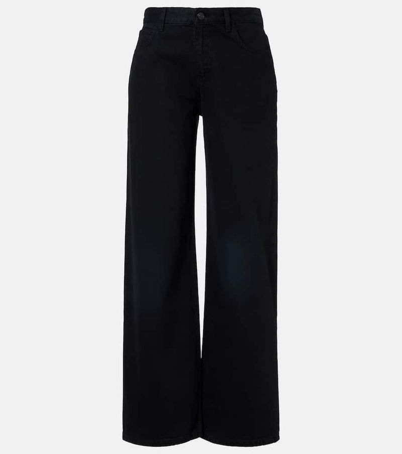 The Row Eglitta low-rise wide-leg jeans