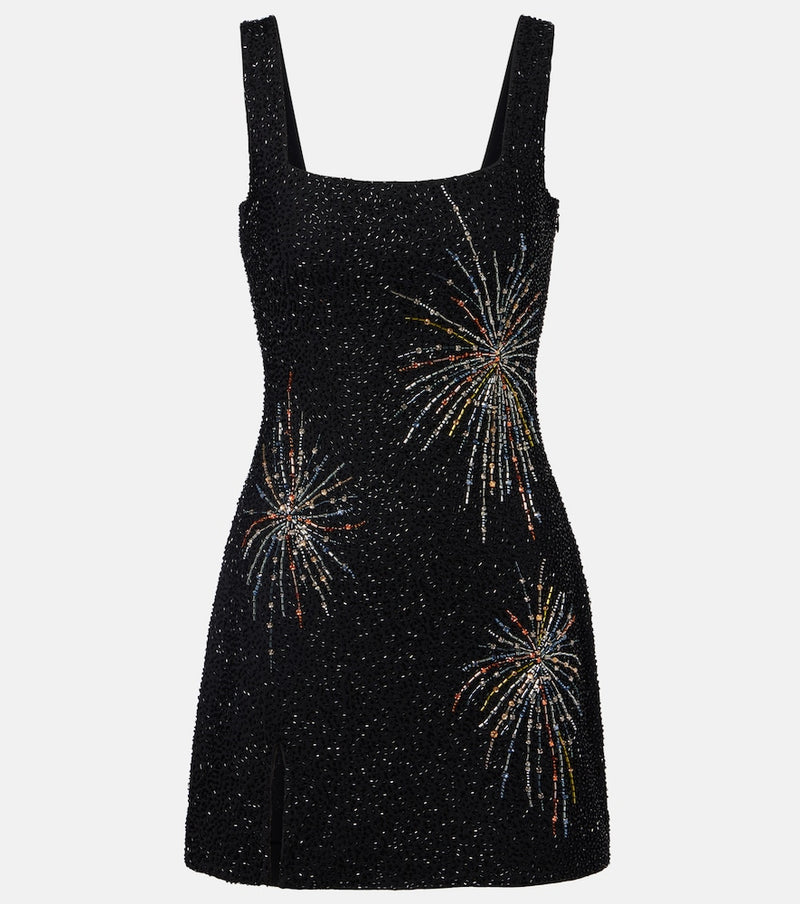 Staud Le Sable beaded minidress