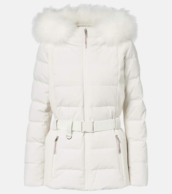 Yves Salomon Doudoune 58cm down jacket
