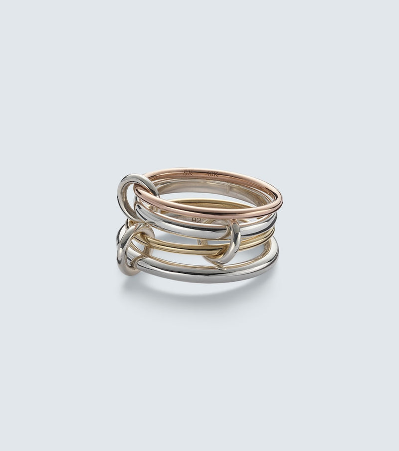 Spinelli Kilcollin Hyacinth 18kt gold and sterling silver ring