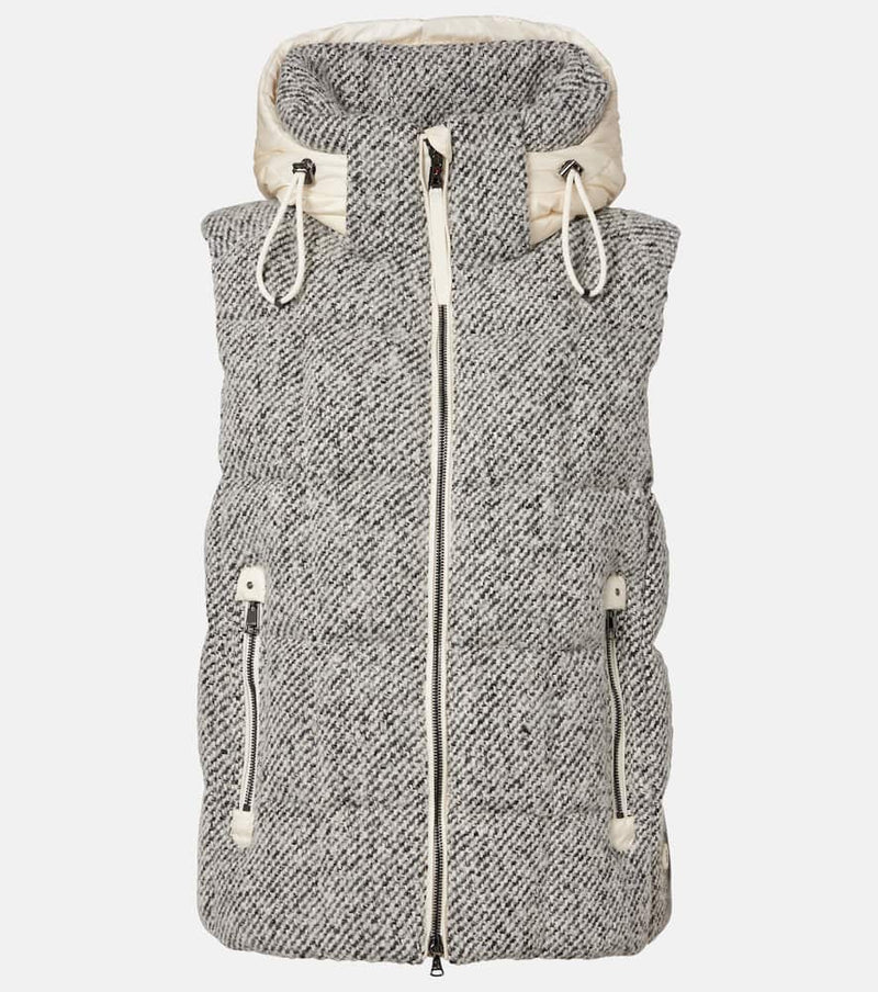 Bogner Falka tweed down vest