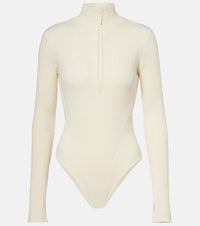 Cordova Butte ribbed-knit wool-blend bodysuit