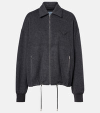 Prada Wool and cashmere blouson jacket