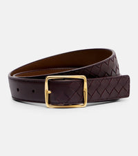 Bottega Veneta Reverso leather belt