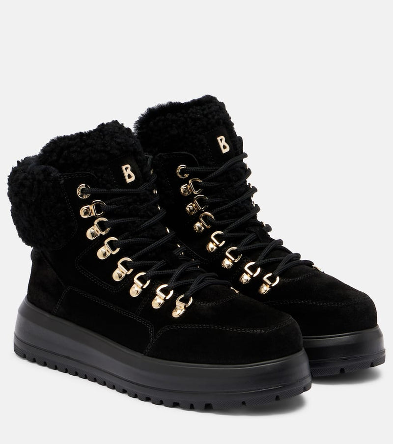 Bogner Antwerp 23B Suede Ankle Boots Black