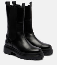 Bogner Chesa Alpina Leather Chelsea Boots Black