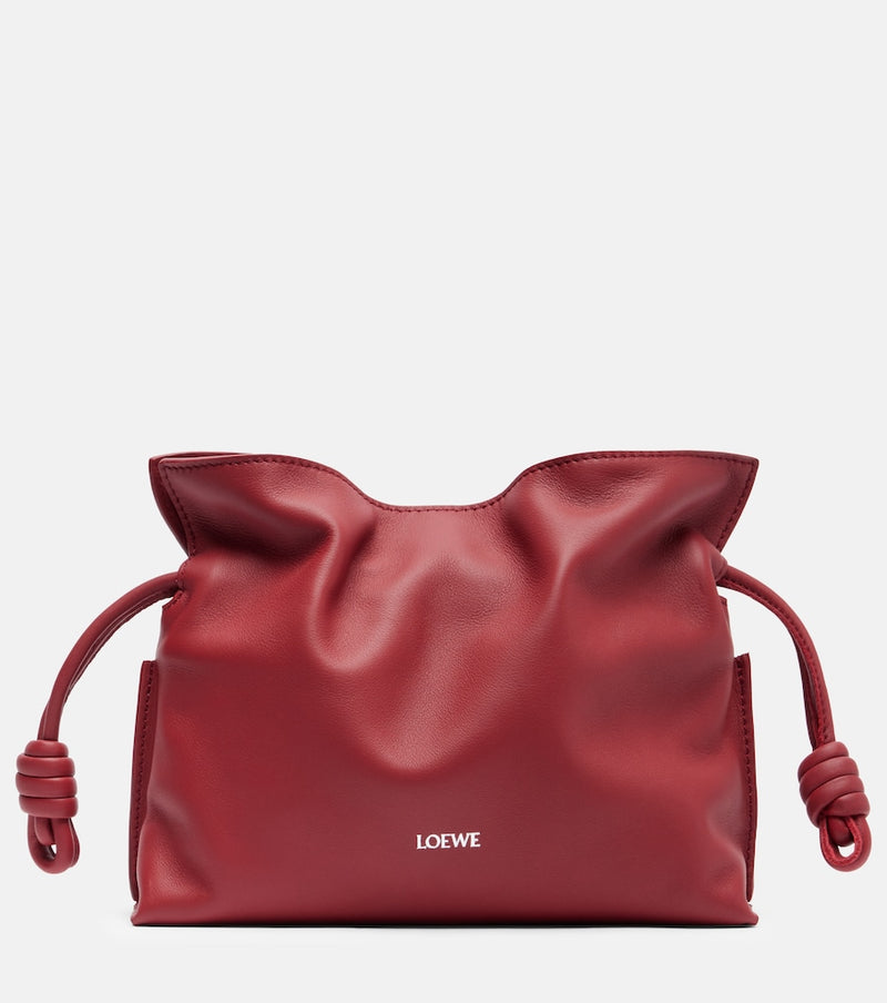 Loewe Flamenco Mini leather clutch