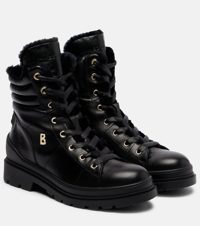 Bogner St Moritz leather lace-up boots