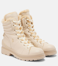 Bogner St Moritz leather lace-up boots
