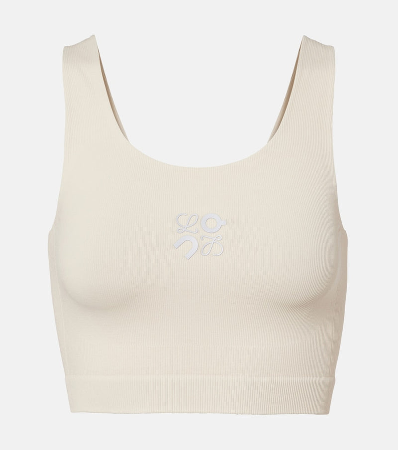 Loewe x On ribbed-knit sports bra