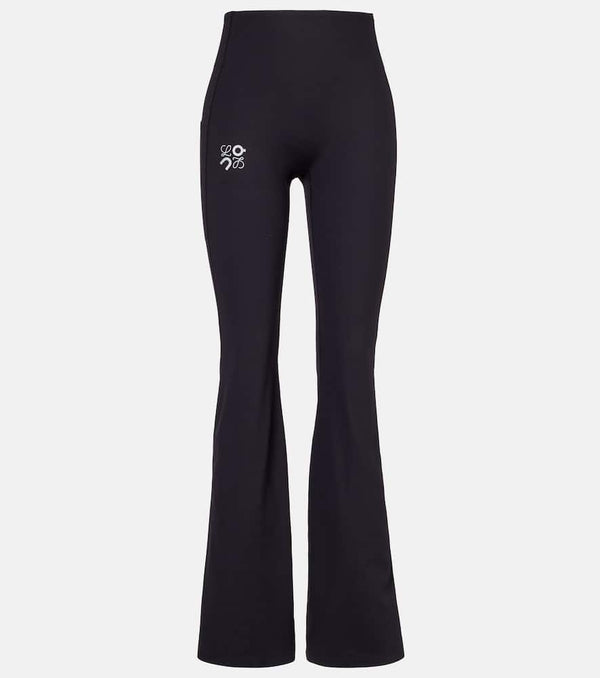 Loewe x On high-rise flared leggings