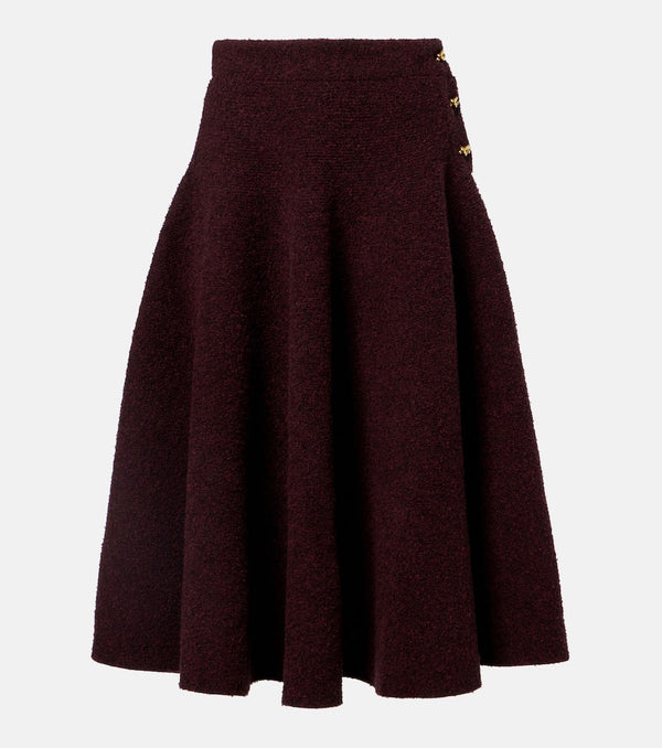 Bottega Veneta Knot knitted midi skirt