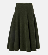 Bottega Veneta Knot boucle midi skirt
