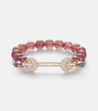 Ananya Chakra 18kt gold (750/1000) bracelet with gemstones