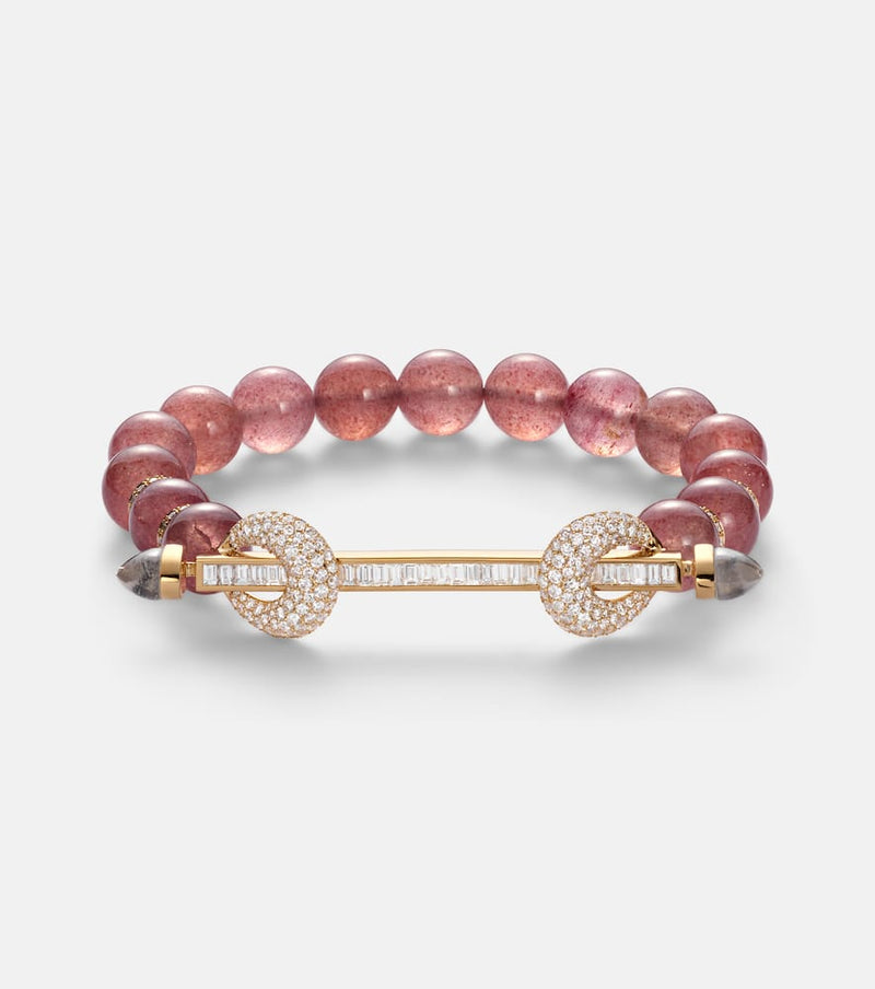 Ananya Chakra 18kt gold (750/1000) bracelet with gemstones