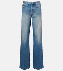 Gucci Horsebit mid-rise flared jeans