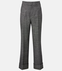 Gucci High-rise wool straight pants