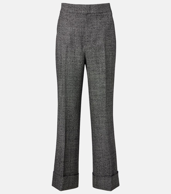 Gucci High-rise wool straight pants