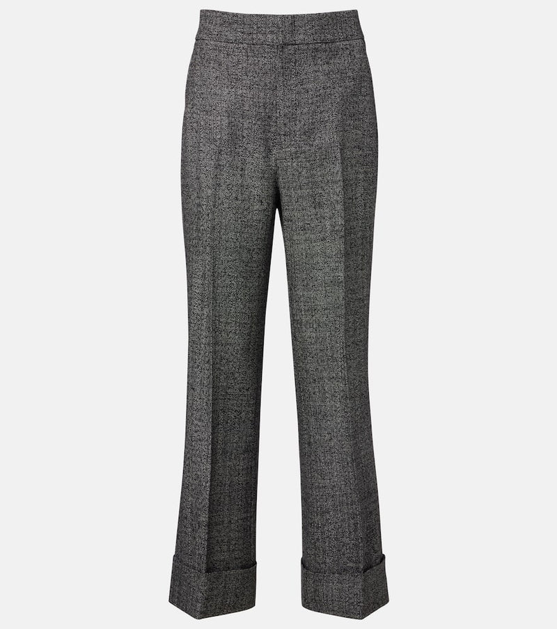 Gucci High-rise wool straight pants