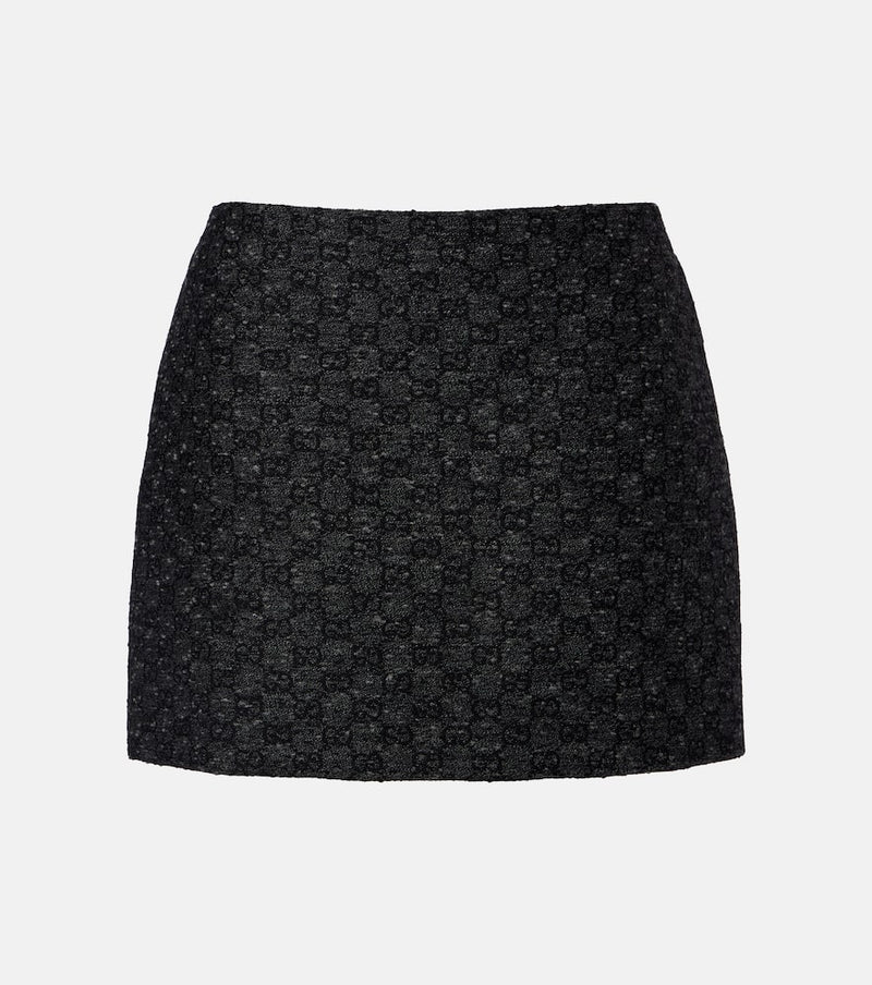 Gucci GG wool-blend miniskirt
