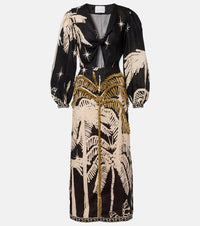 Johanna Ortiz Linen maxi dress