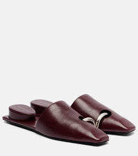 Tory Burch Pierced leather mules