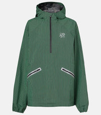 Loewe x On Storm striped half-zip jacket