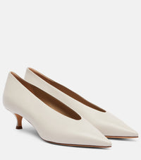 Le Monde Beryl Babouche leather pumps