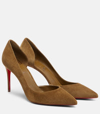Christian Louboutin Iriza 85 suede pumps