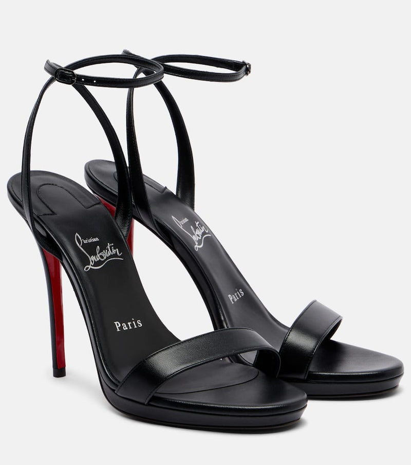 Christian Louboutin Miss Z 120 leather slingback pumps