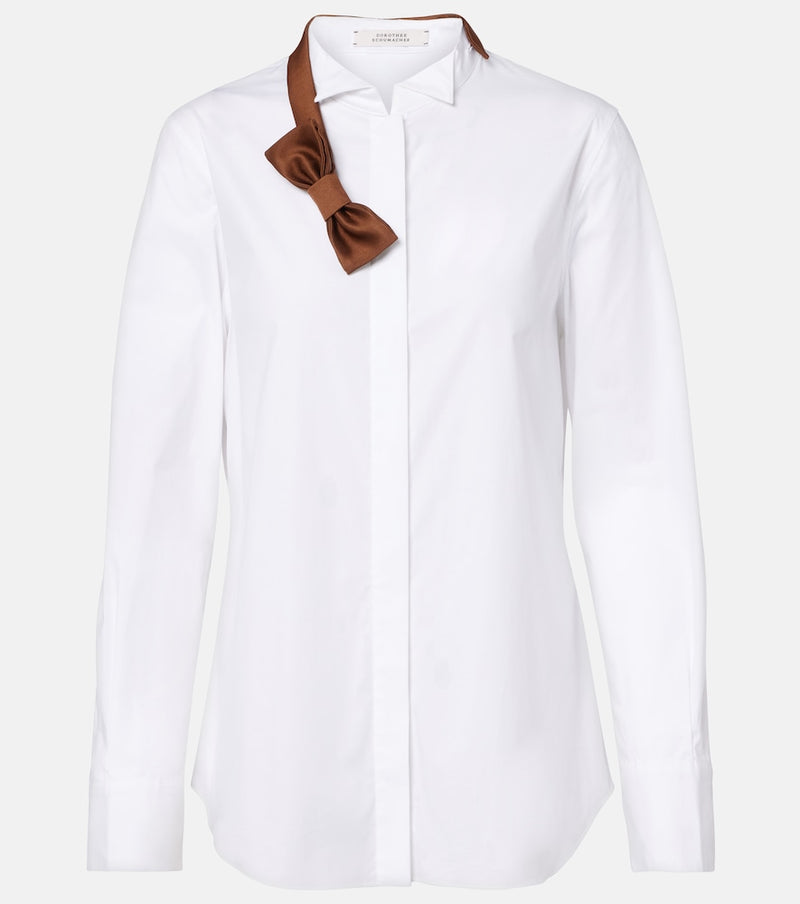 Dorothee Schumacher Pure Power cotton-blend poplin shirt