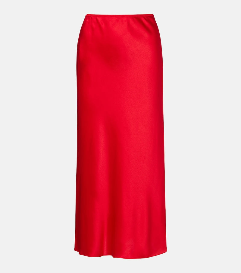 Dorothee Schumacher Sense Of Shine silk-blend satin slip skirt
