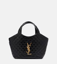 Saint Laurent Icare Cassandre Medium leather tote bag