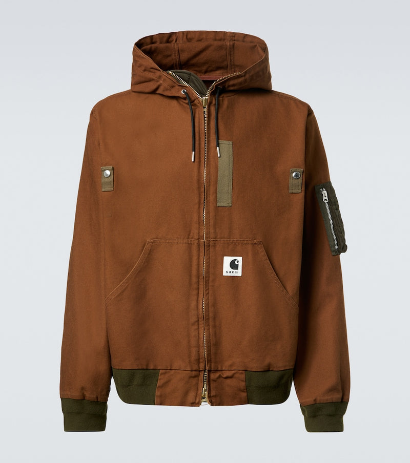 Sacai x Carhatt cotton canvas jacket