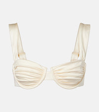 Montce Bella ruched bikini top