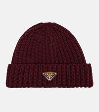 Prada Ribbed-knit wool and cashmere beanie