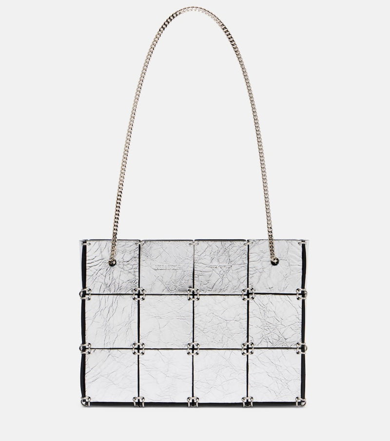 Khaite Emma Mini metallic leather tote bag