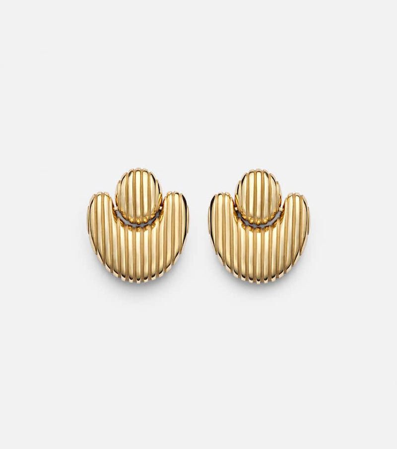 Pamela Zamore Isla Nest 18kt gold earrings