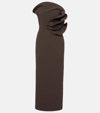 Magda Butrym Draped wool-blend cocktail dress