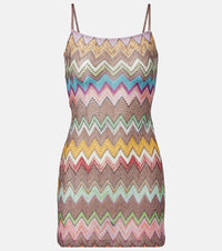 Missoni Zigzag lame minidress