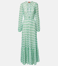 Missoni Open-knit cutout maxi dress