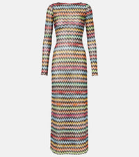 Missoni Zigzag lame beach cover-up