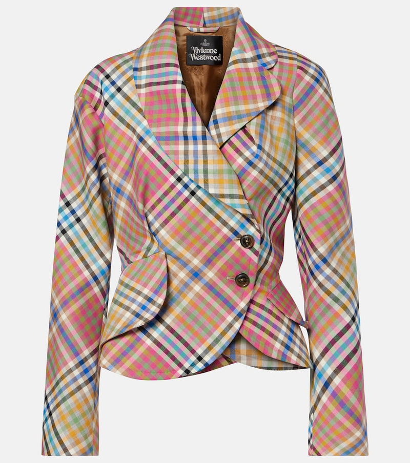 Vivienne Westwood Stormy asymmetric wool blazer