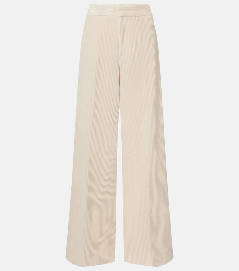 Etro Cotton corduroy wide-leg pants