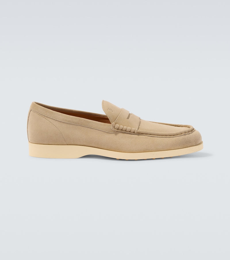 Tod\'s Suede penny loafers
